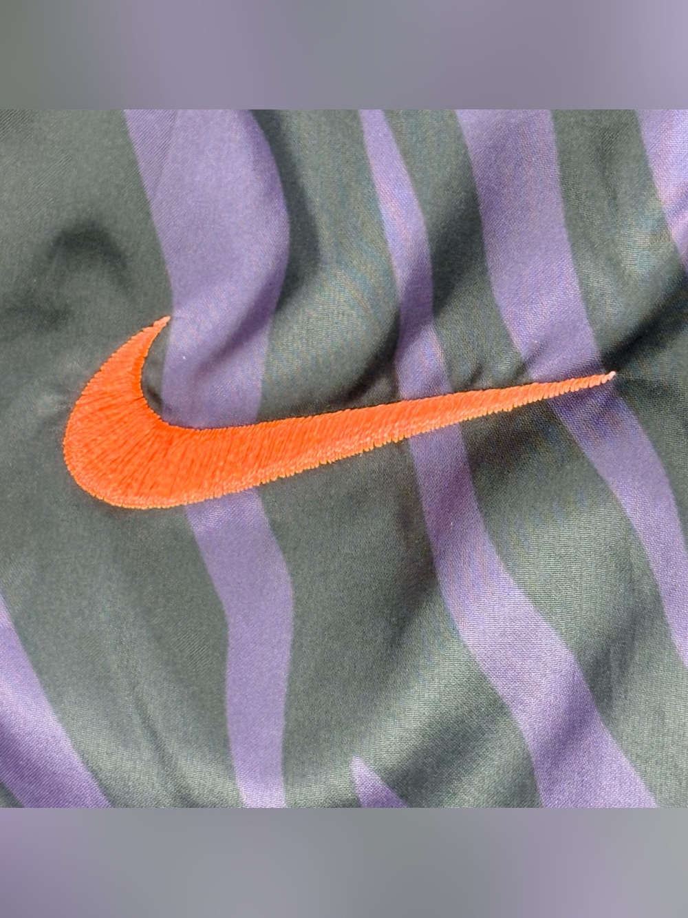 Nike NWT Purple and Black Zebra Print Loose Fit Track Jogging Pants Size XXL - Picture 7 of 11